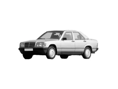 MERCEDES BENZ 190 (W201), 12.82 - 05.93 автозапчастини