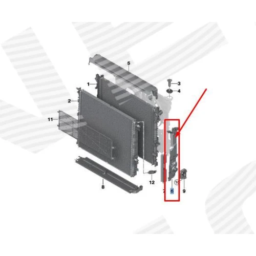 КРІПЛЕННЯ РАДІАТОРА - 0