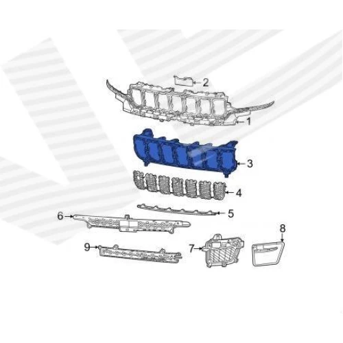 РЕШІТКА В БАМПЕР - 1