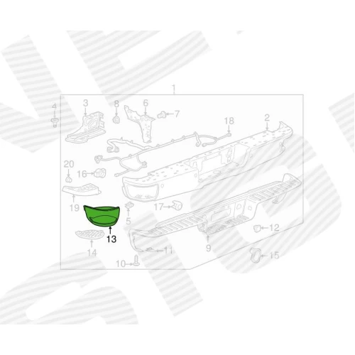КУТИ ЗАДНЬОГО БАМПЕРА - 3
