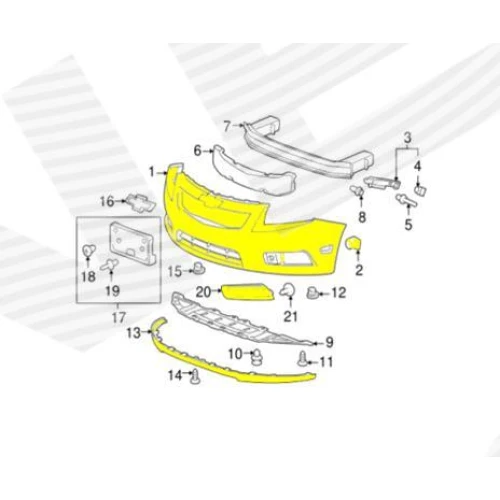 ПЕРЕДНІЙ БАМПЕР - 1