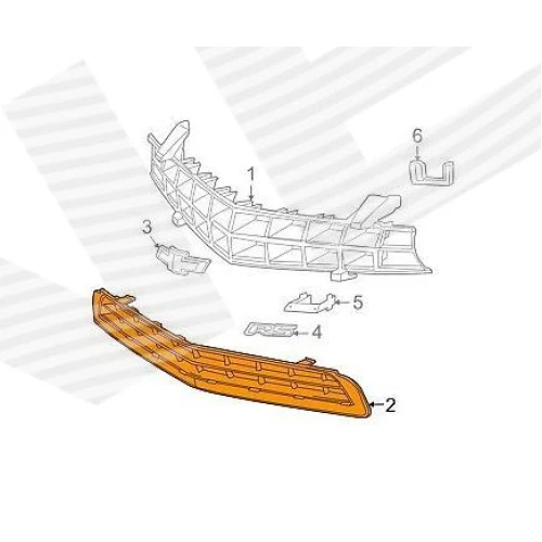 РЕШІТКА В БАМПЕР - 1