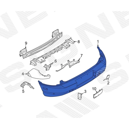 ЗАДНІЙ БАМПЕР - 1
