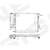 РАДІАТОР RA60607AA