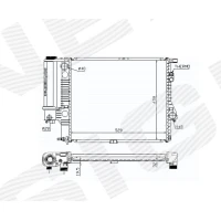 РАДІАТОР RA60607Q