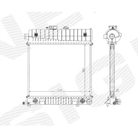 РАДІАТОР RA62708