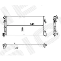 РАДІАТОР RA640012Q