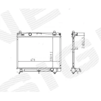 РАДІАТОР RA64682MT