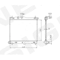 РАДІАТОР RA67098