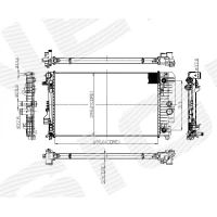 РАДІАТОР RA67174