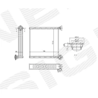 РАДІАТОР ОБІГРІВУ САЛОНУ RC73980