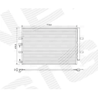 РАДІАТОР КОНДИЦІОНЕРА RC822590