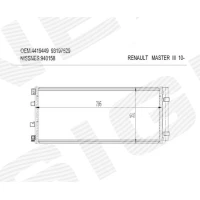 РАДІАТОР КОНДИЦІОНЕРА RC940158