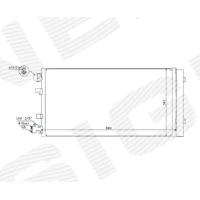 РАДІАТОР КОНДИЦІОНЕРА RC940160