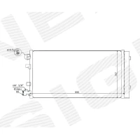 РАДІАТОР КОНДИЦІОНЕРА RC940160Q