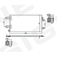 РАДІАТОР КОНДИЦІОНЕРА RC940186