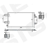 РАДІАТОР КОНДИЦІОНЕРА RC940186Q