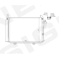 РАДІАТОР КОНДИЦІОНЕРА RC940205