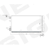 РАДІАТОР КОНДИЦІОНЕРА RC940259Q
