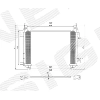 РАДІАТОР КОНДИЦІОНЕРА RC940270