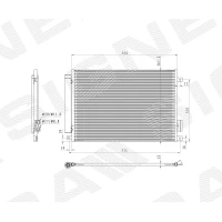 РАДІАТОР КОНДИЦІОНЕРА RC940280