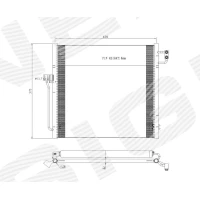 РАДІАТОР КОНДИЦІОНЕРА RC940394