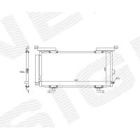 РАДІАТОР КОНДИЦІОНЕРА RC940794