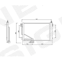 РАДІАТОР КОНДИЦІОНЕРА RC94544A