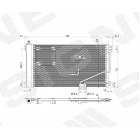 РАДІАТОР КОНДИЦІОНЕРА RC94545