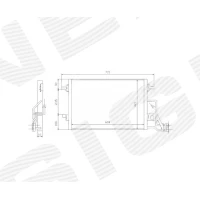 РАДІАТОР КОНДИЦІОНЕРА RC94592
