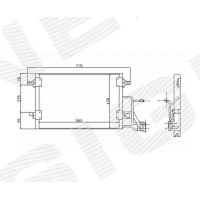 РАДІАТОР КОНДИЦІОНЕРА RC94601