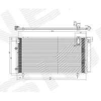 РАДІАТОР КОНДИЦІОНЕРА RC94795