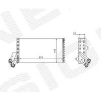 РАДІАТОР ОБІГРІВУ САЛОНУ RP71149
