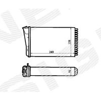 РАДІАТОР ОБІГРІВУ САЛОНУ RP72655